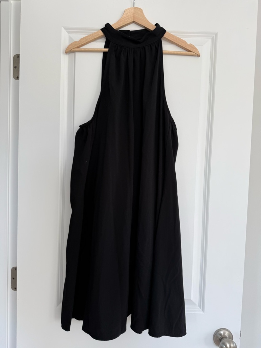 Nine West Black Halter Swing Dress XL